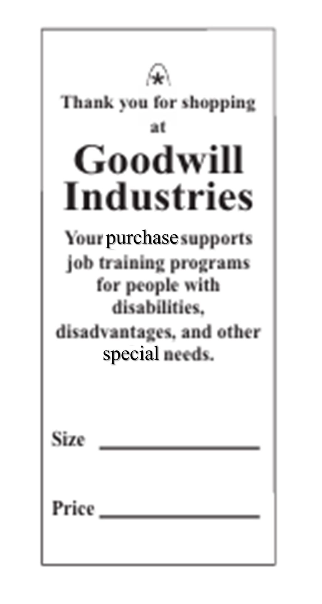 Goodwill Custom Color Tag 1.2